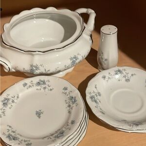 Haviland Blue Garland Dinnerware Collection